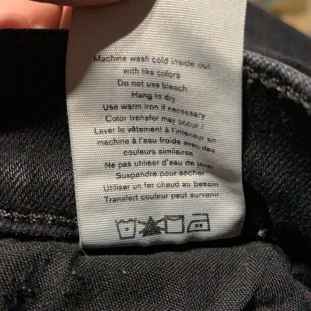 Rag and Bone striped legs jeans Size 24, very good condition, bare hem - Picture 10 of 10